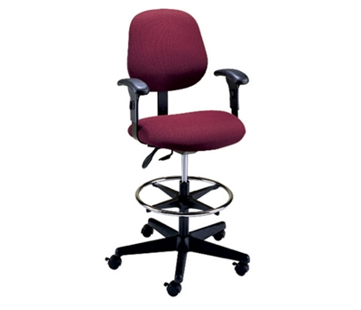 Stool with Arms and Casters