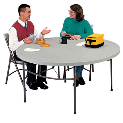 Lightweight Round Folding Table - 48 Diameter