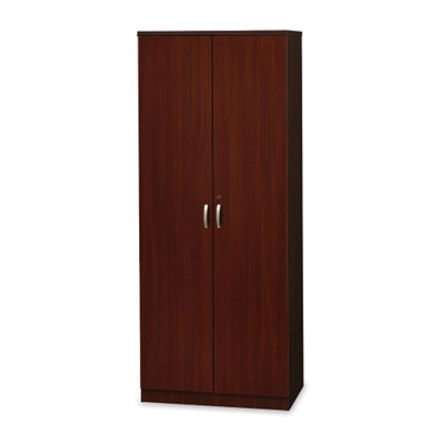 Elite 79"H Wood-Door Storage Cabinet, 31864