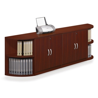 Corner Bookcase and Storage Cabinet Set, 31899