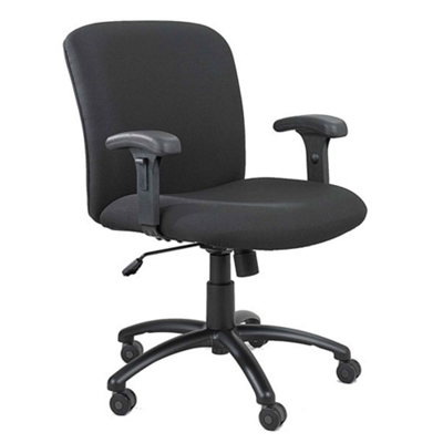 Big and Tall Mid-Back Chair with Arms