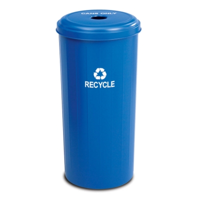 20-Gallon Steel Recycling Receptacle, 90961