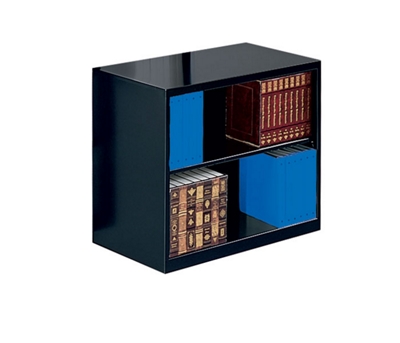Two Shelf Steel Bookcase - 30"H x 18"D, 32243