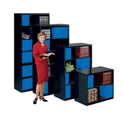 Six Shelf Steel Bookcase - 84H x 18D