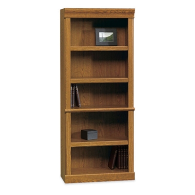Carolina Oak Five Shelf Bookcase, 13056