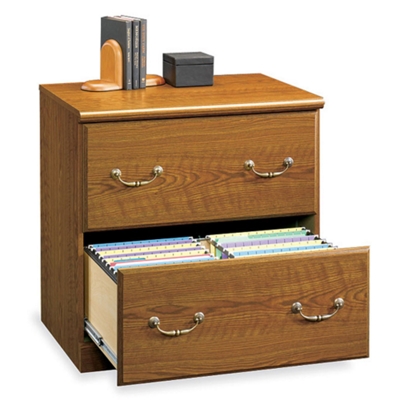 Carolina Oak Two Drawer Lateral File, 13059