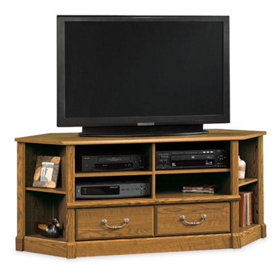 Carolina Oak Corner TV Stand, 13068