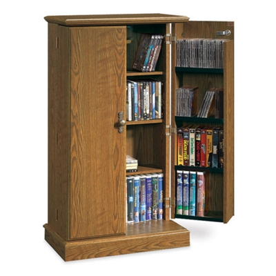 Carolina Oak Multimedia Storage Cabinet, 13069