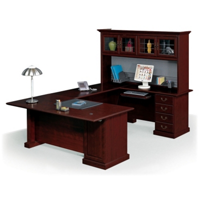 Executive Conference U-Desk with Hutch, 13088