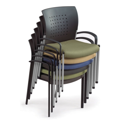 Chairs stack six high