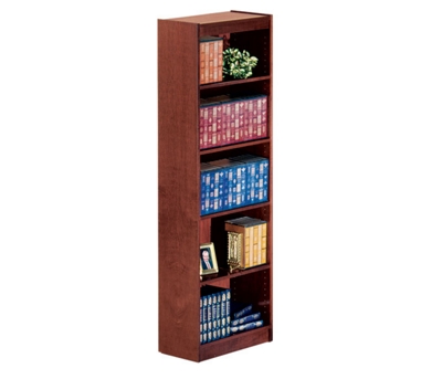 Veneer Bookcase with 5 Shelves 24"W x 84"H, 32460