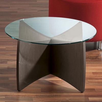 30" Round Glass Top Coffee Table, 75329