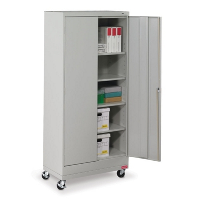 36"W x 18"D x 79"H Mobile Storage Cabinet, 31736