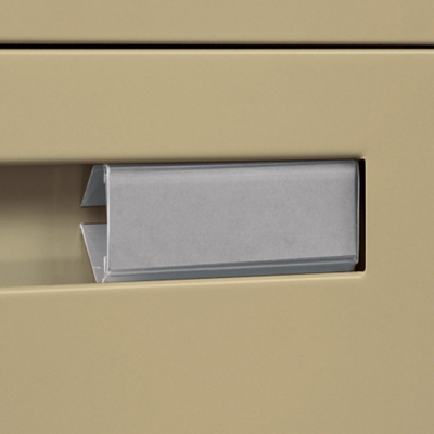 Name Tabs are provided to label each drawer.