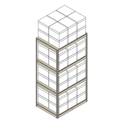 Heavy-Duty Shelving Unit - 42"W x 30"D x 84"H, 31401