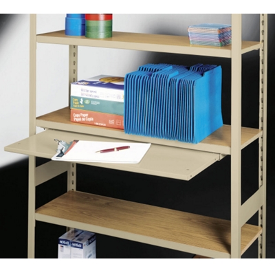 Slide-out shelf available for expanded functionality.