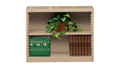 Heavy Duty Steel Bookcase with Two Shelves, 32623