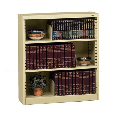 Heavy Duty Steel Bookcase with Three Shelves, 32624
