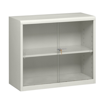 Bookcase shown in light gray