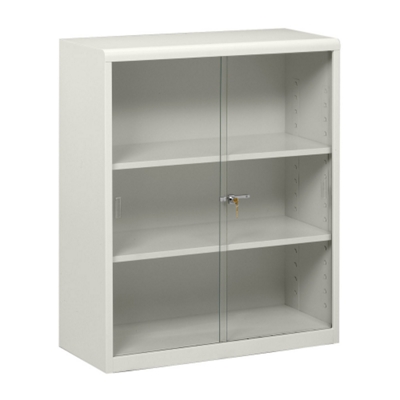 Bookcase shown in light gray