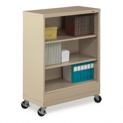 48"H Three Shelf Mobile Bookcase, 32802