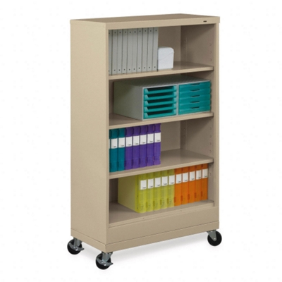 61"H Four Shelf Mobile Bookcase, 32803