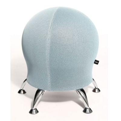Exercise Ball with Stand and Light Blue Mesh Cover, 56820