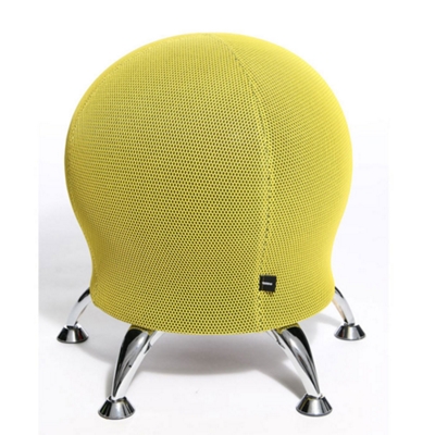Exercise Ball with Stand and Yellow Mesh Cover, 56822