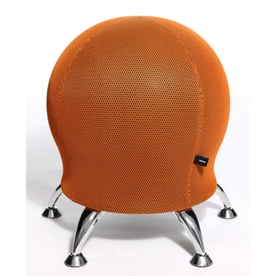 Exercise Ball with Stand and Orange Mesh Cover, 56823