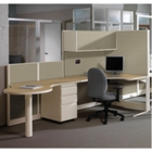 Freestanding Corner Workstation 48" x 144", CD06487 Freestanding Corner Workstation 48" x 144", CD06487