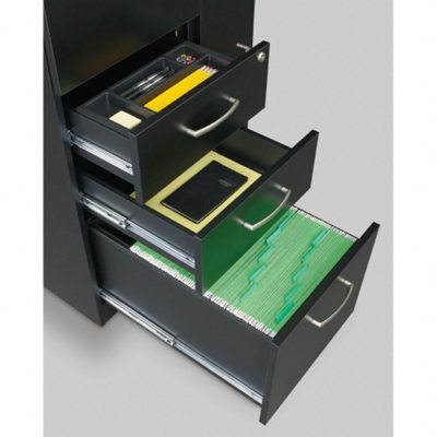 Close-up View of Utility and File Drawers