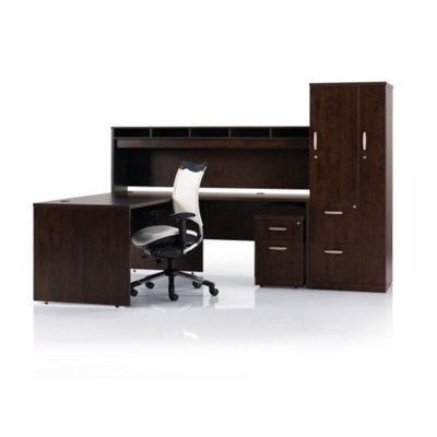 L-Desk with Storage Set, 86150