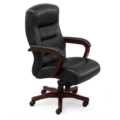 Vista Collection Faux Leather Executive Chair, 50835