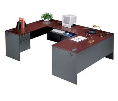 Steel U-Desk with Left Return