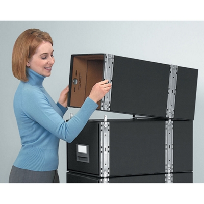 Reinforced drawers snap together easily.