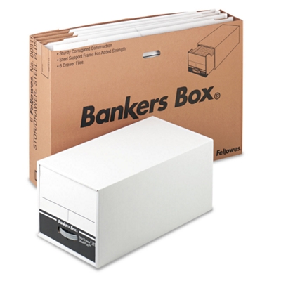 Medium-Duty File Boxes - Letter Size (Pack of 6), 31694