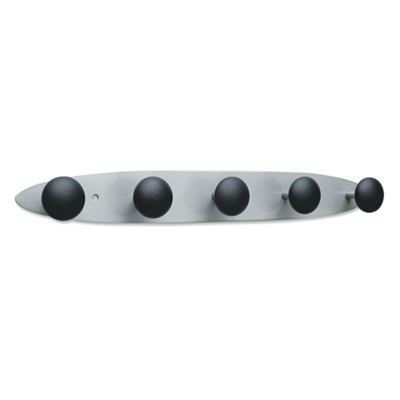 Five Knob Wall-Mount Coat Rack, 91342