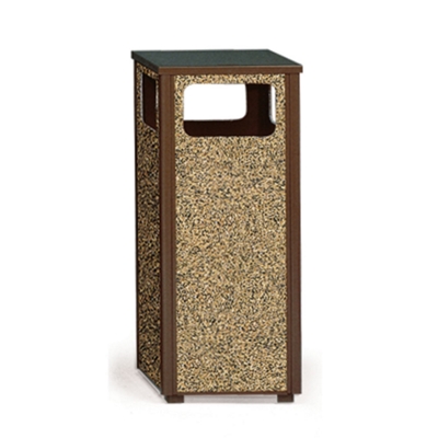 Outdoor 12-Gallon Waste Receptacle