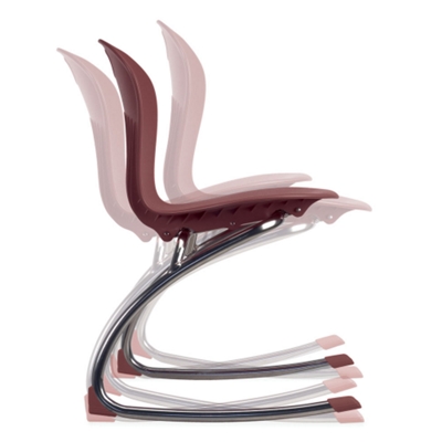 Unique curved legs allow you to rock safely in this chair