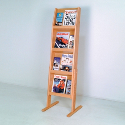 Floor Literature Rack with 12 Pockets, 33191