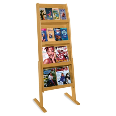 Literature Rack with 16 Pockets, 33192