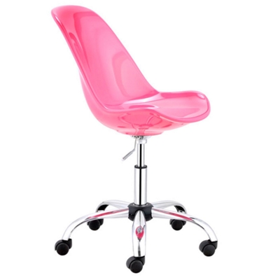 Pink Plastic Shell Chair, 56698