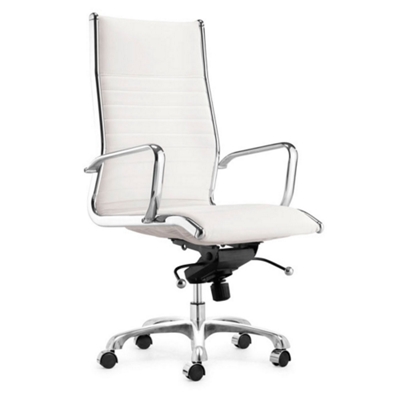 Nexos White High-Back Chair, 56693