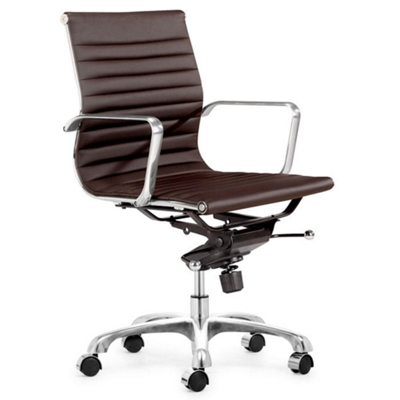 Brown Lider Mid-Back Chair, 56695
