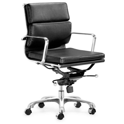 Black Mid-Back Chair, 56703