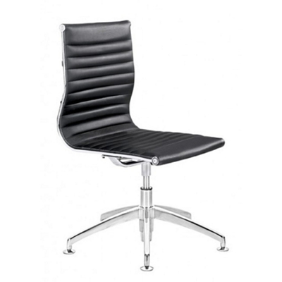 Black Faux Leather Conference Chair, 50739