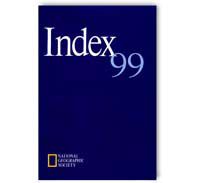 National Geographic 1999 Annual Index