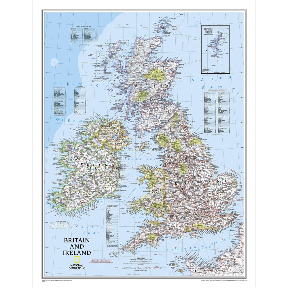British Isles Political Map