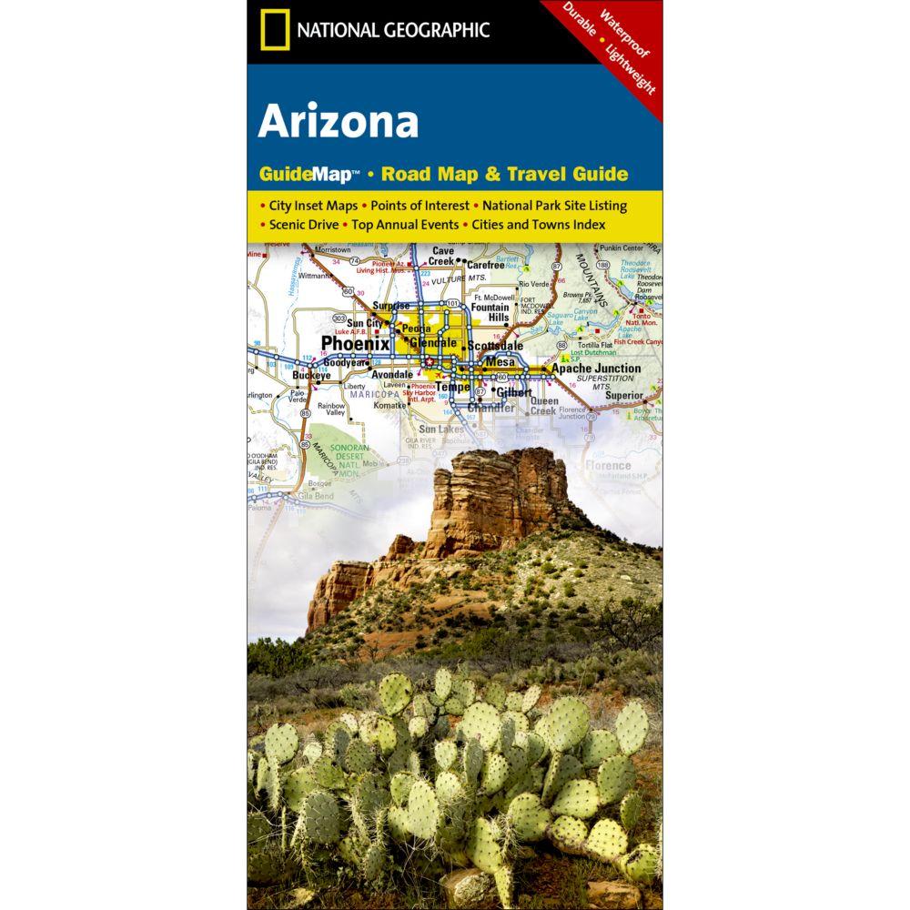National Geographic Arizona Map