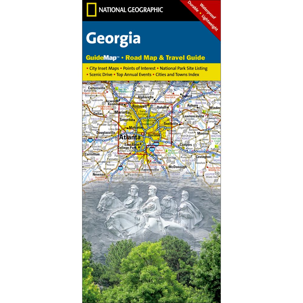 National Geographic Georgia Map